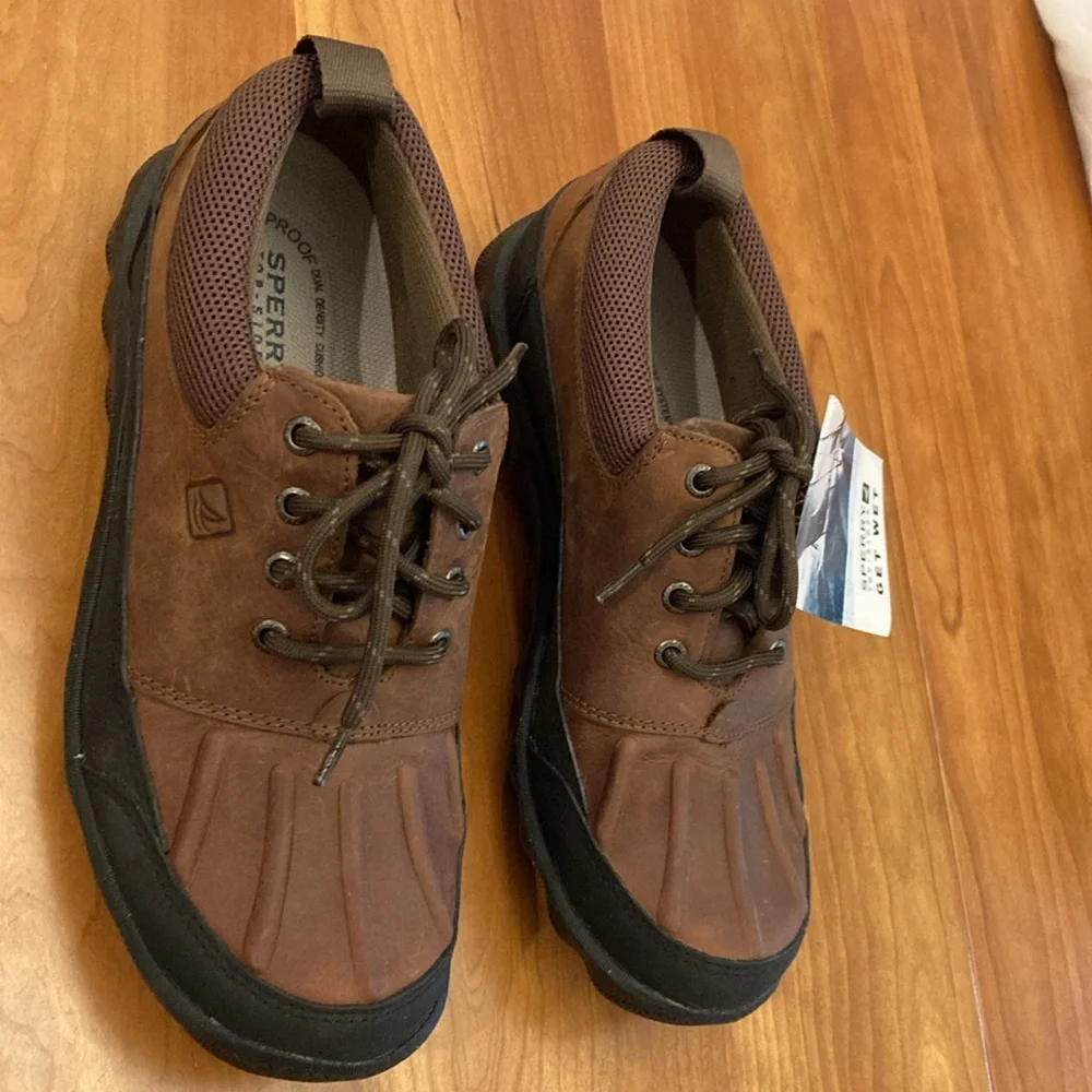 Sperry Men's 4 Eye Brown Waterproof Shoes